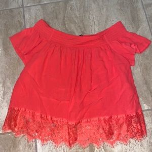 Off the shoulder blouse